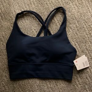 NWT Lululemon Energy Bra Long Line Navy